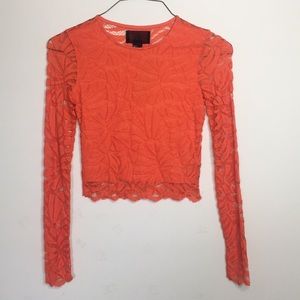 Orange crop top for sale! 💕